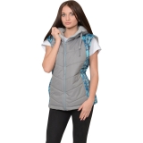 Жилет "НОРД" женский цв.серый с м.волной