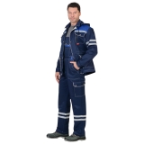 Костюм "ЛИДЕР" т-синий с вас. и молоч.