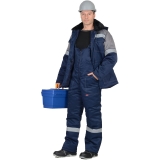 Костюм "ЛЕГИОНЕР 50"темно-синий с серым СОП 50мм