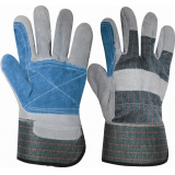 Перчатки спилковые комбинированные "ДОКЕР" с укреплённым наладонником