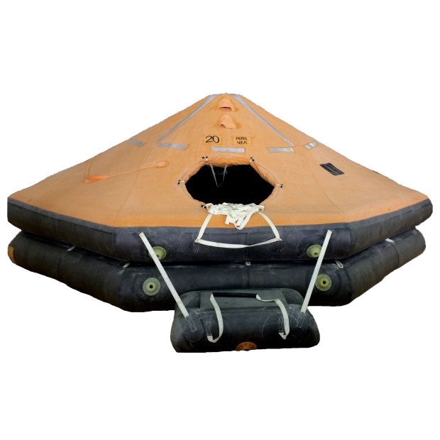 Плот спасательный надувной морской ПСН-20МК 